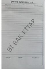 Şantiye Defteri Otokopili 30 Yaprak