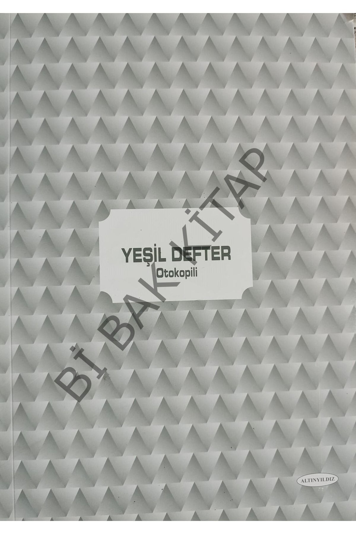 Yeşil Defter Otokopili Numaralı 3/50 Altınyıldız Matbacılık