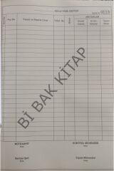 Yeşil Defter Otokopili Numaralı 3/50 Altınyıldız Matbacılık