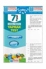 7.sınıf Türkçe Yaprak Test - Evrensel Iletişim Yayınları