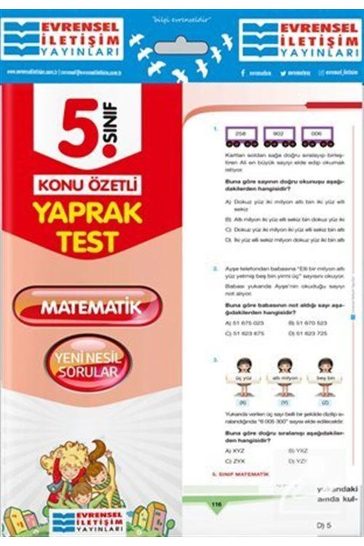 5. Sınıf Matematik Konu Özetli Yaprak Test