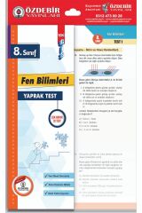 Özdebir 8. Sınıf Fen Bilimleri Yaprak Test