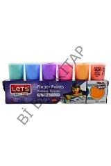 Parmak Boyası Pastel Renkler 6 Renk/ L-5500p