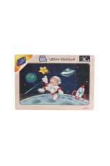 ONY-77 78 79 80 Ahşap Eğitici Puzzle Uzaya Yolculuk -Onyıl
