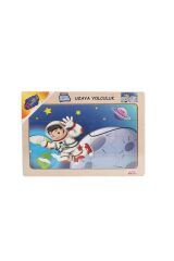 ONY-77 78 79 80 Ahşap Eğitici Puzzle Uzaya Yolculuk -Onyıl