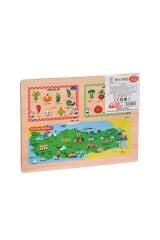 Ony-157/158 Ahşap Tutmalı Sebzeler Oyuncak