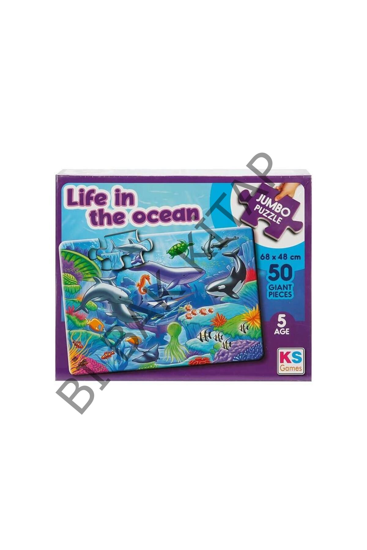 Ks Games Life In The Ocean Jumbo Puzzle 50 Prç