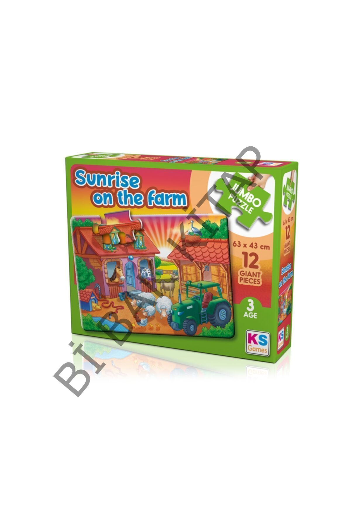 Sunrise On The Farm Jumbo Puzzle 3 Yaş Çocuk Puzzle