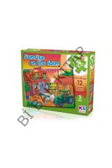 Sunrise On The Farm Jumbo Puzzle 3 Yaş Çocuk Puzzle