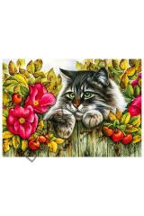 Rose Hedge Gülü Çit Puzzle & Yapboz -1000 Parça