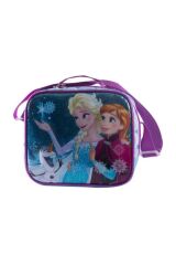 Çocuk Pembe Frozen Baskılı Beslenme Çantası
