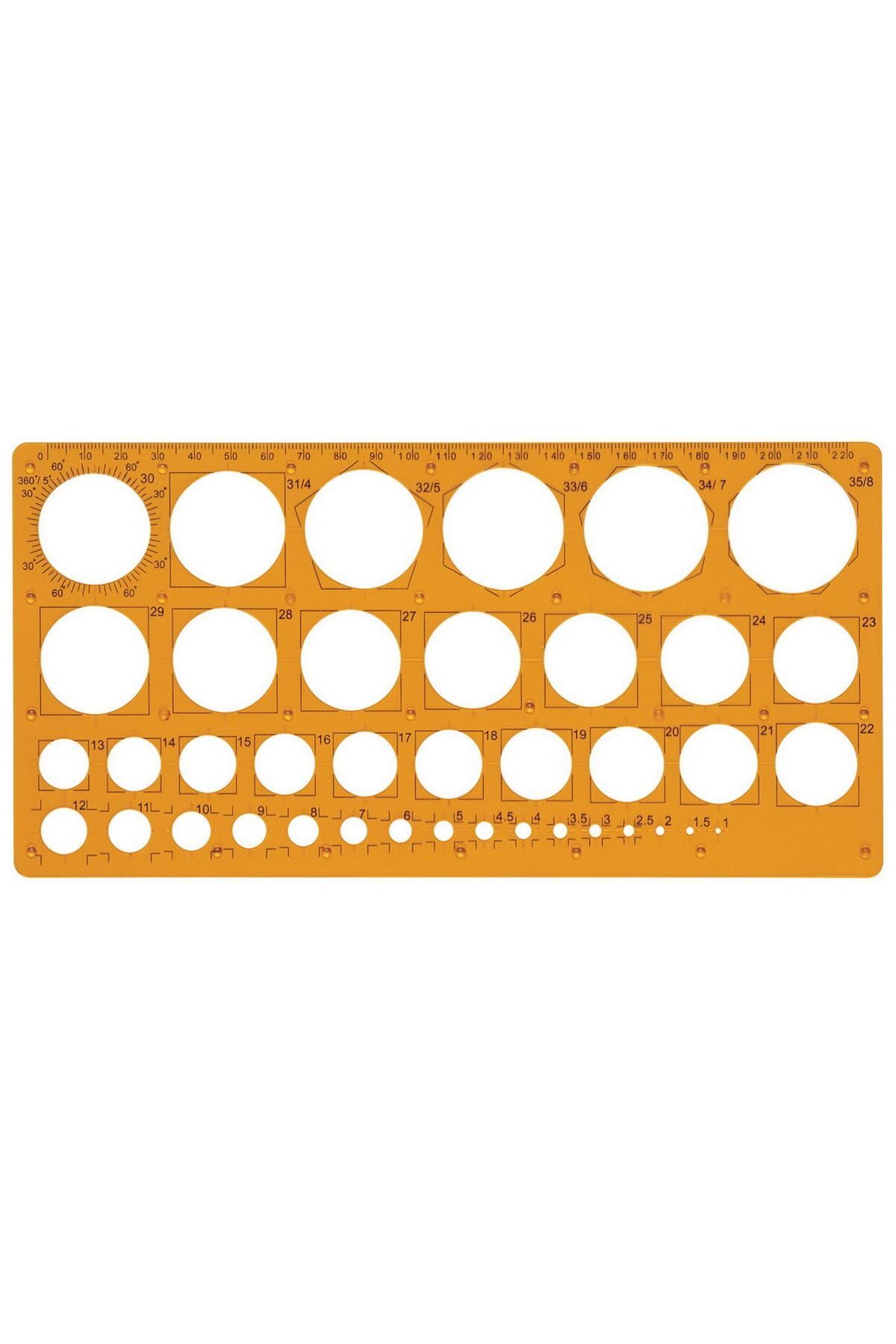 1-35 Arası Daire Şablonu (277620)