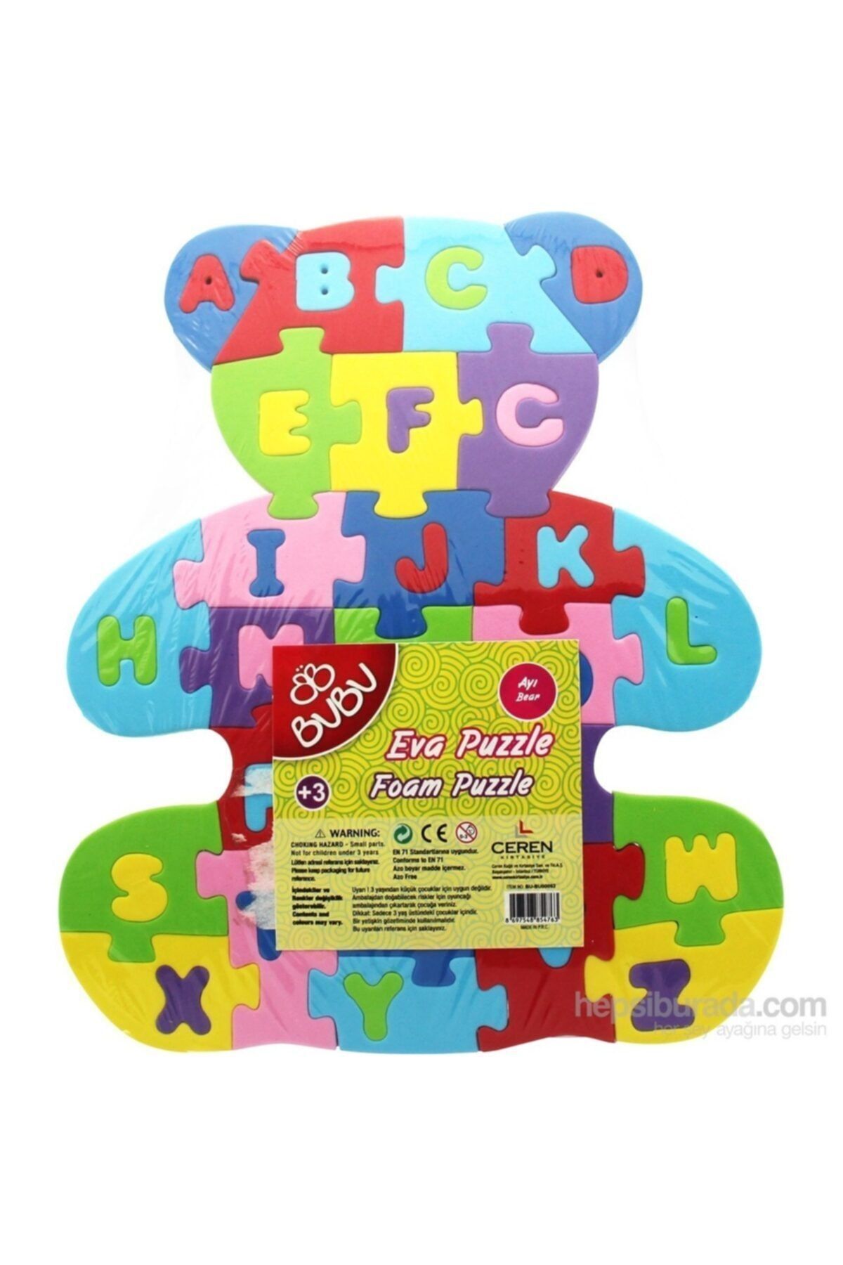 Eva Puzzle Ayı Harfler