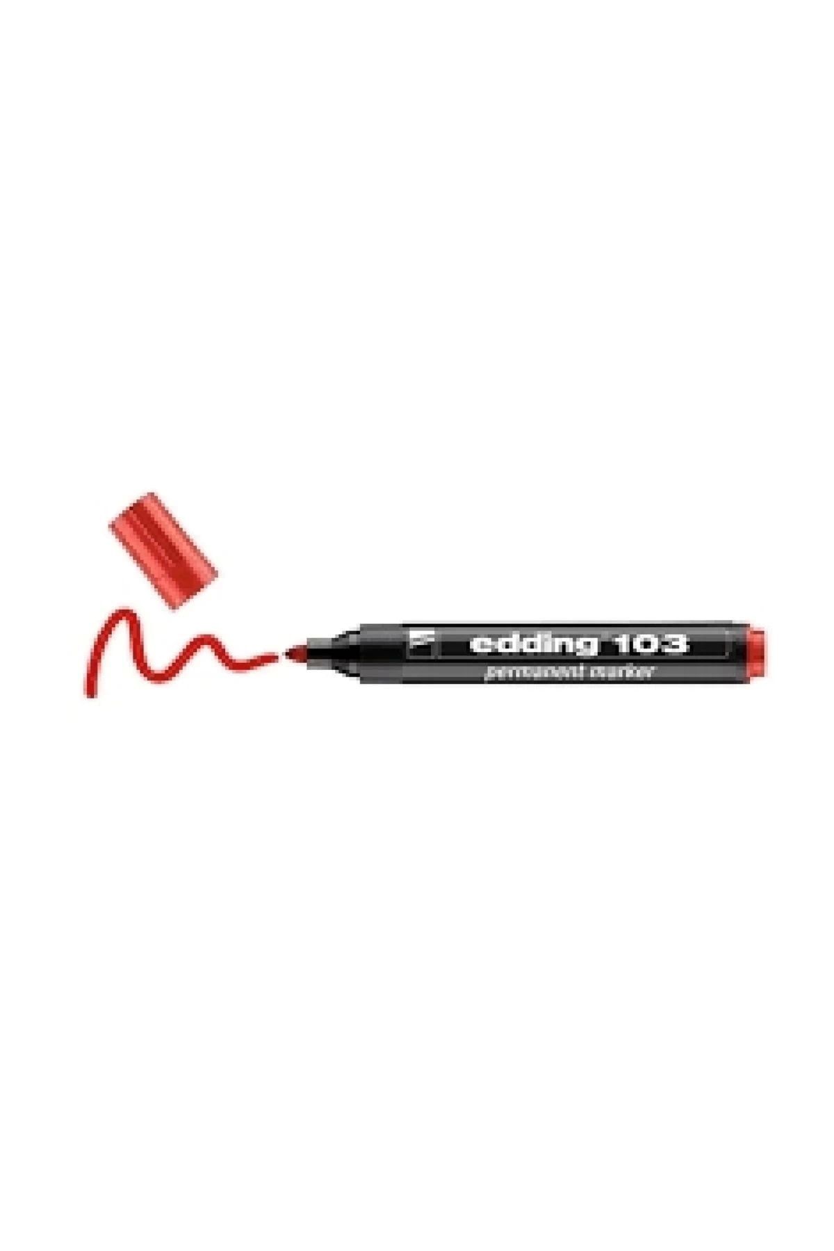 Permanent Markör Kırmızı E-103
