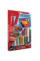 Eğitici Ve Eğlenceli Kum Boyama Seti, Disney Cars Mcqueen&francesco (2'Sİ 1 ARADA)- Ds-06