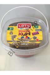 Lets Kinetik Kum 500 Gr. Naturel Plastik Kutu
