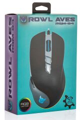 Rgm-04 Aves Usb Siyah Rgb Aydınlatmalı 7200dpı Makrolu Gaming Oyuncu Mouse