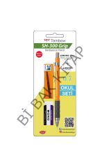 Sh-300 Grip Set Versatil Kalem 0.7 Neon Turuncu