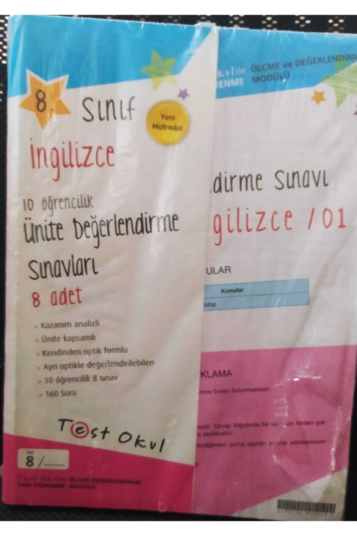 Test Okul 8.sınıf Ingilizce Ünite Değerlendirme Sınavları