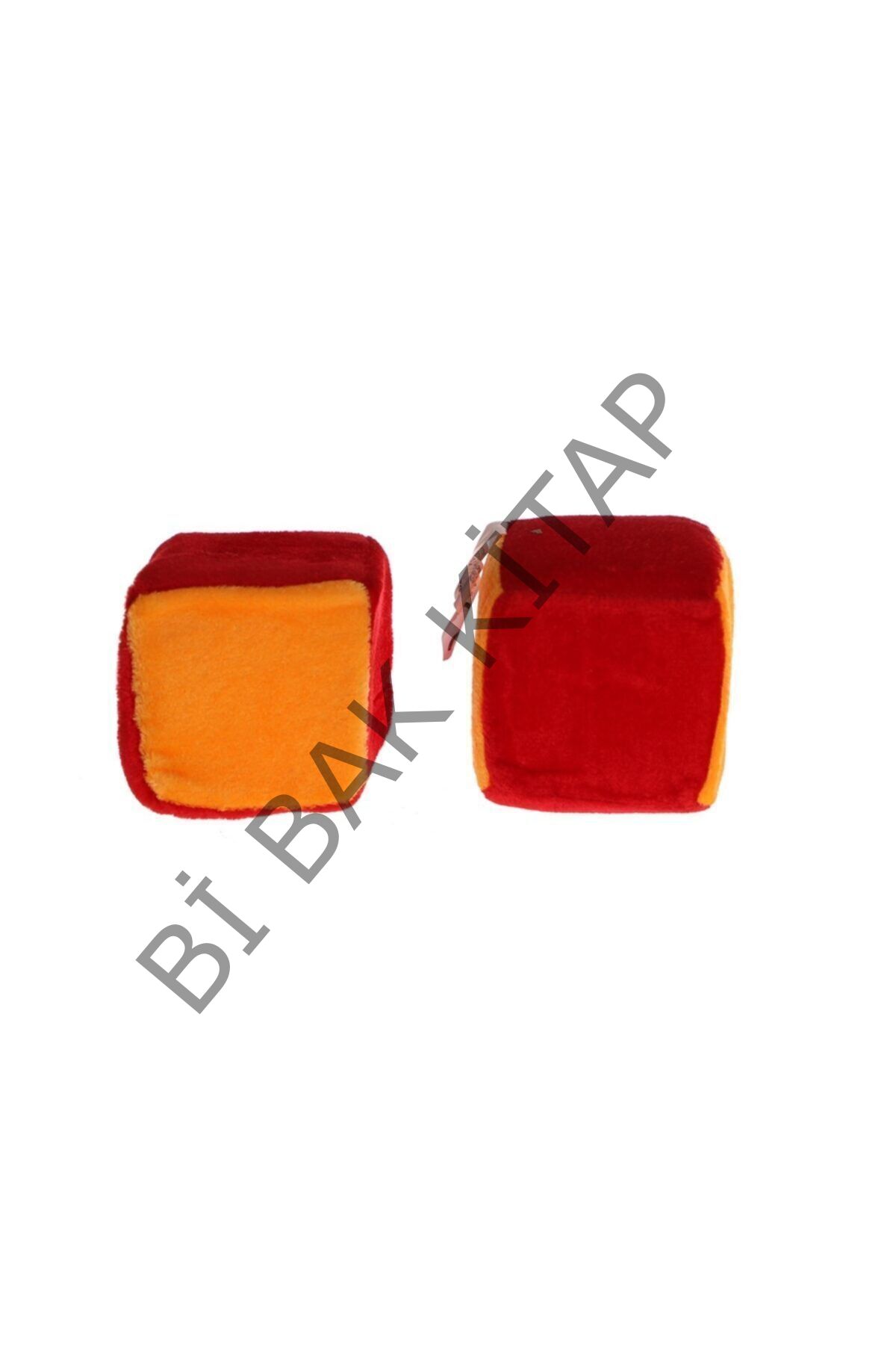 Peluş Sarı Kırmızı 7cm Zar