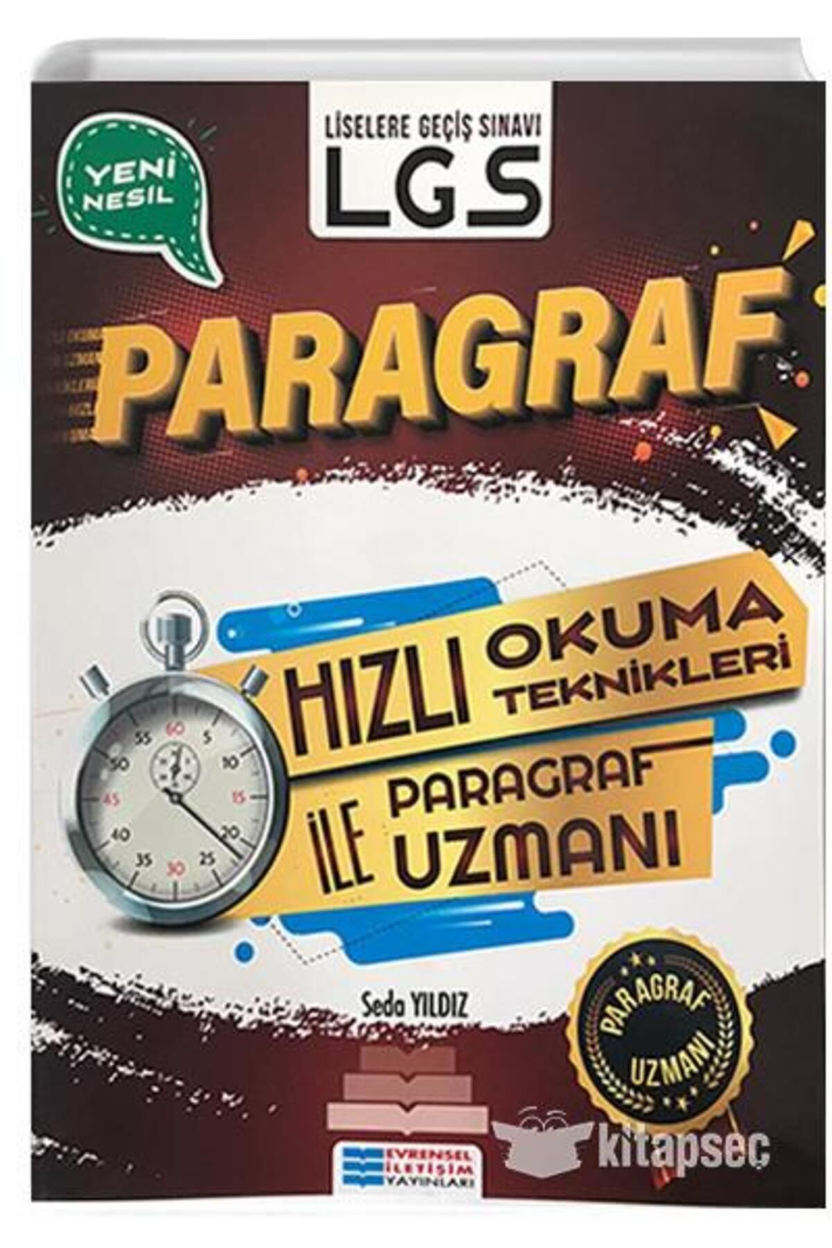 Lgs Paragraf Hızlı Okuma Teknikleri - Evrensel Iletişim Yayınları
