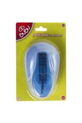 Şekilli Delgeç - Eva Ve Kağıt Için - Kalp Desenli Büyük Boy