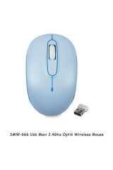 Everest Smw-666 Usb Mavi 2.4ghz Optik Wireless Mouse