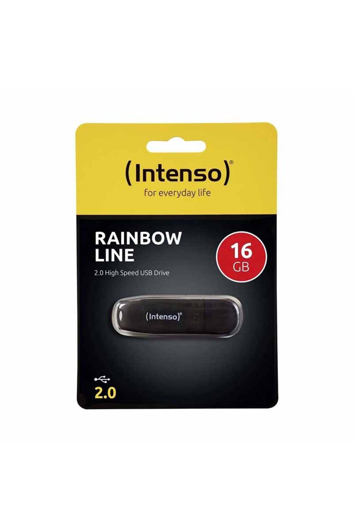 Rainbow Line Usb Bellek 16 Gb Siyah Usb 2.0