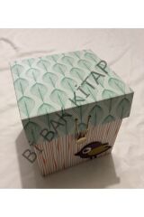Kuş Desen 15,5*14,5*16 Cm Küçük Boy Hediyelik Kutu