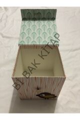 Kuş Desen 15,5*14,5*16 Cm Küçük Boy Hediyelik Kutu