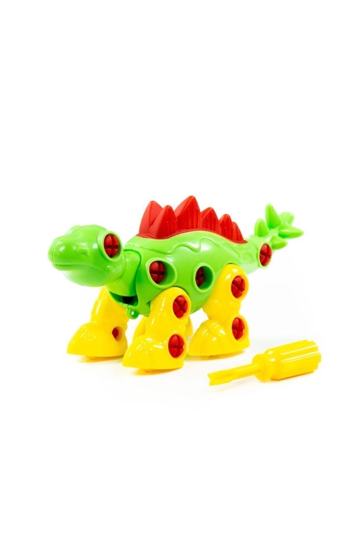 Oyuncak Yapı Seti Dinozor Stegosaurus Yeşil Dinazor
