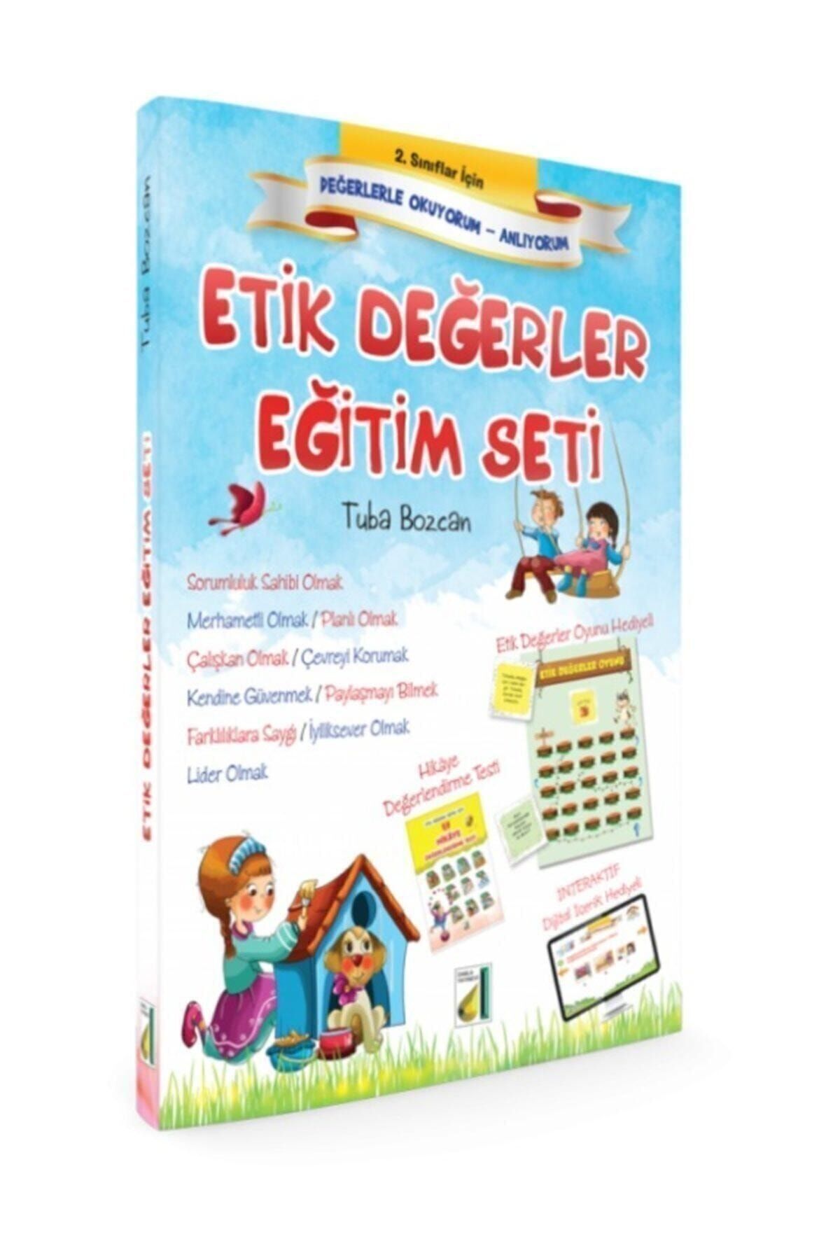 2 Sınıf Etik Değerler Eğitim Seti ( 10 Kitap Hds Cd )