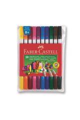 Faber 10 Renk Çift Taraflı Neon Keçeli Kal.1511090