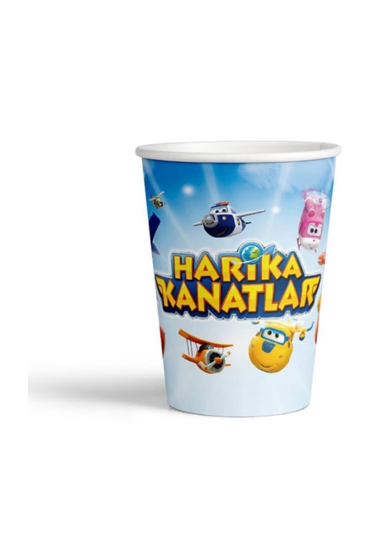 Harika Kanatlar Karton Bardak 200 cc 8 Adet