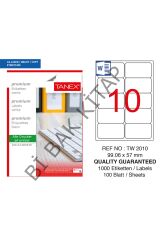 99,1x57 Laser Etiket Tw-2010