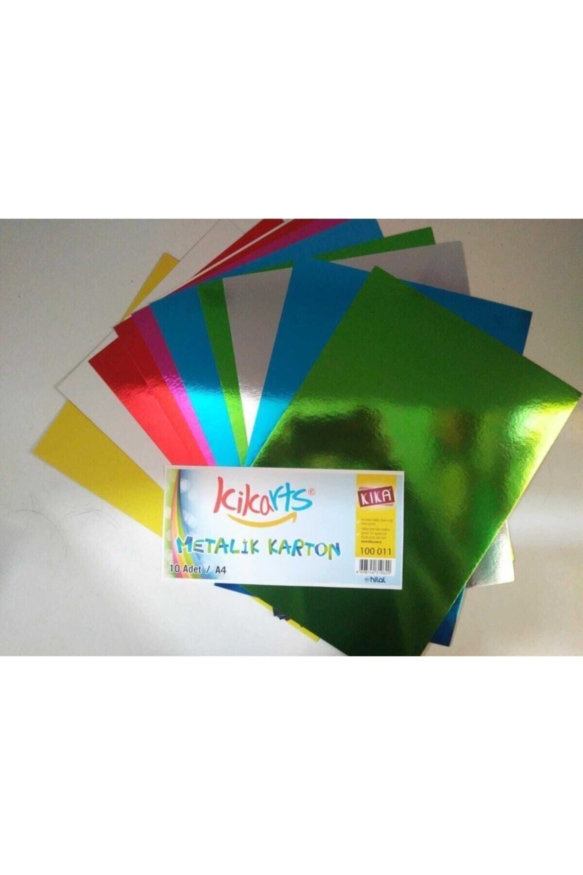 Metalik Karton Karışık 10 lu A4