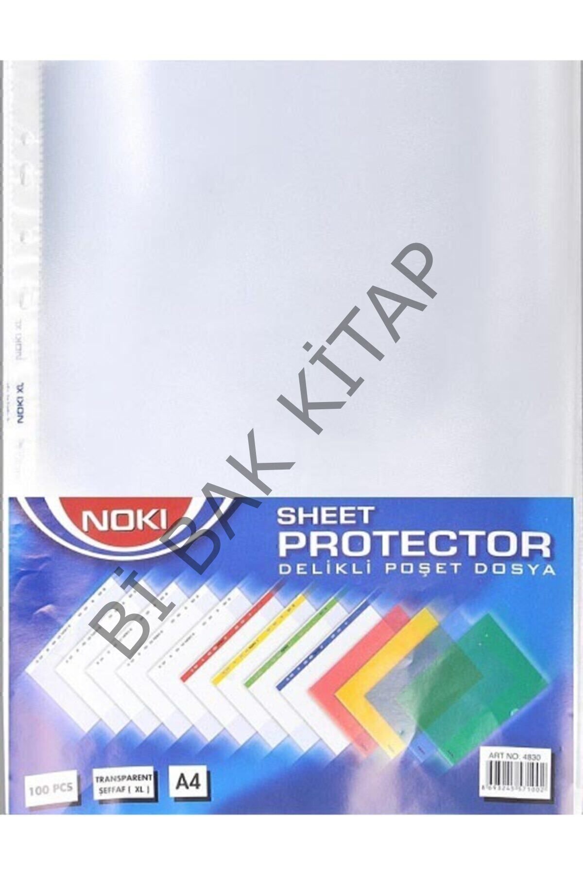 Poşet Dosya Xl 100 Lü A4 40 Mıc Şeffaf 4830xl