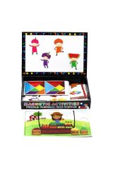 Burnis Toy Manyetik Aktiviteler Tangram Puzzle Yazı Tahtası Oyuncak