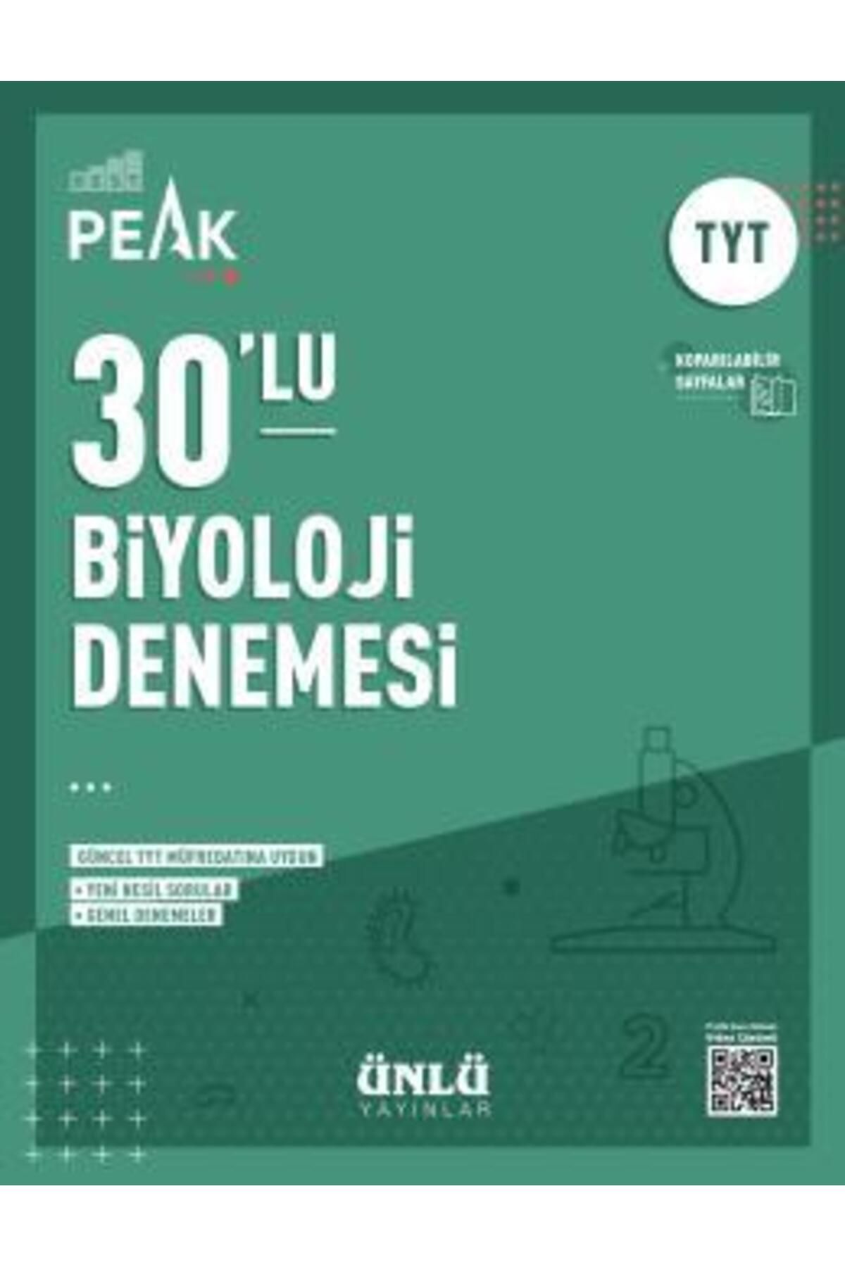 Ünlü Best Peak 30lu Tyt Biyoloji Branş Denemesi