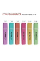 Fosforlu Markör 5mm Kesik Uç Pastel - Turkuaz