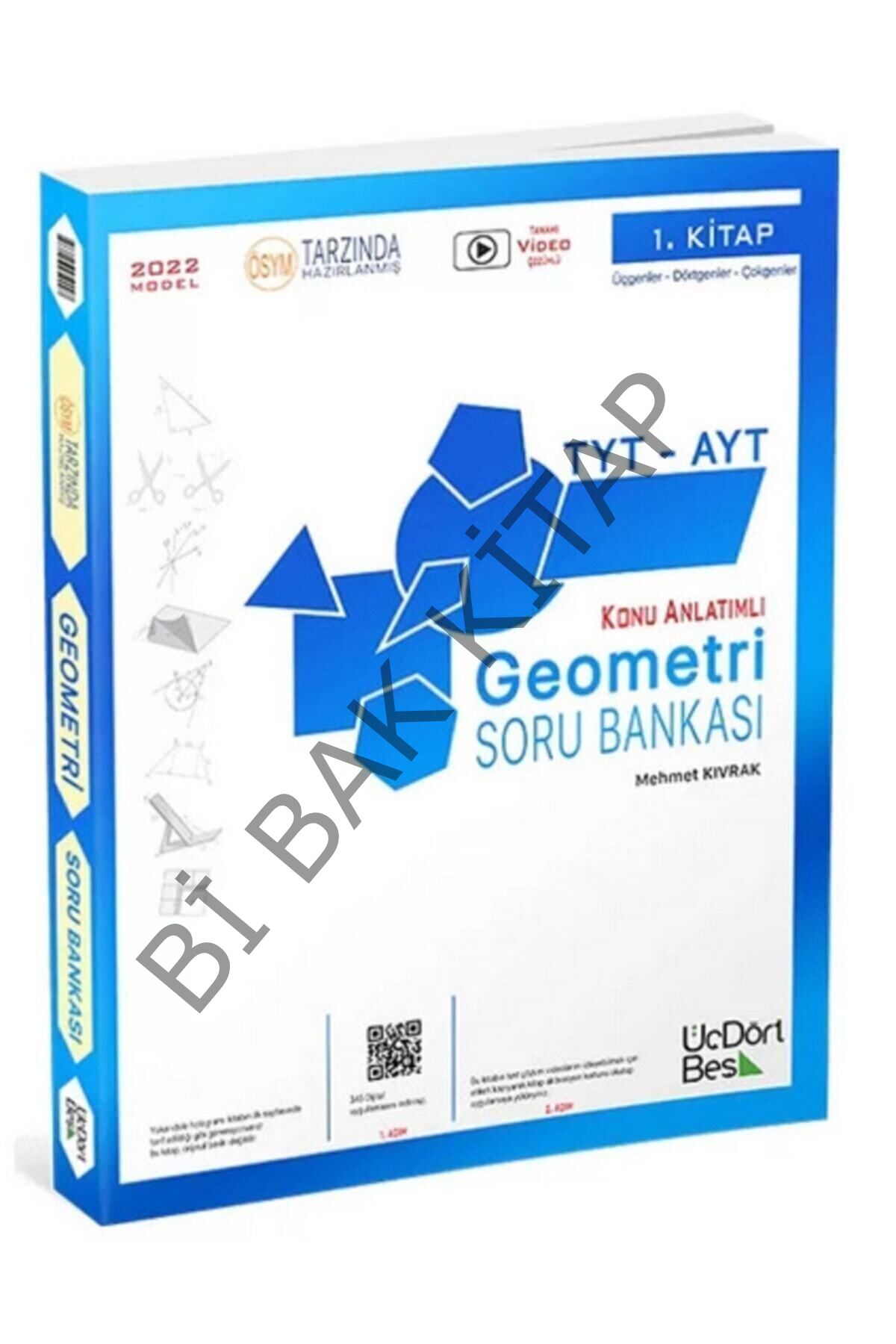 Üç Dört Beş Tyt-ayt Geometri Konu Anlatımlı Soru Bankası 1. Kitap