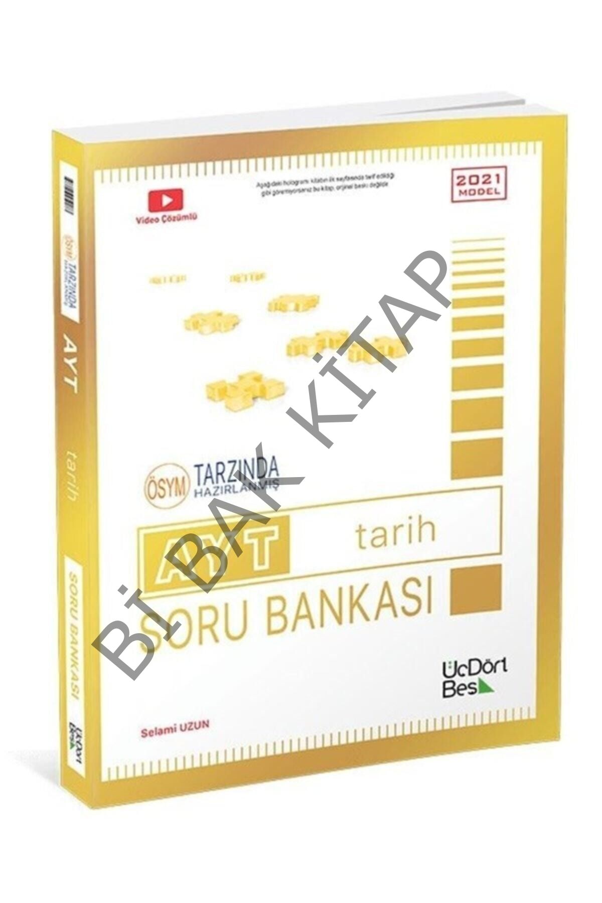 Üç Dört Beş Yks Ayt Tarih Soru Bankası - Selami Uzun Üç Dört Beş Yayınları