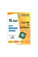 Özdebir Yayınları 10.sınıf Türk Dili Ve Edebyatı Branş Deneme Sınavı