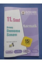 Özdebir 11.sınıf Matematik Branş Denemeleri